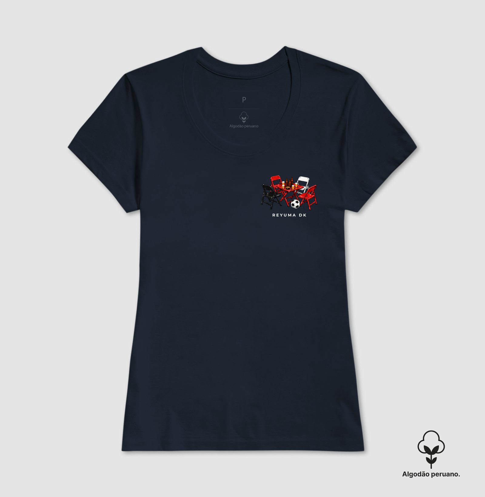 "Boteco e Resenha"- Futebol - Camiseta Algodão Peruano Masculina, Feminina e Babylook - Imagem 6