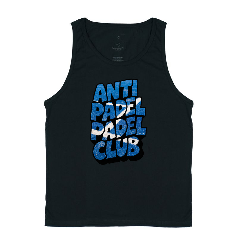 Camiseta Anti Padel Padel Club Quadra Azul - Imagem 3
