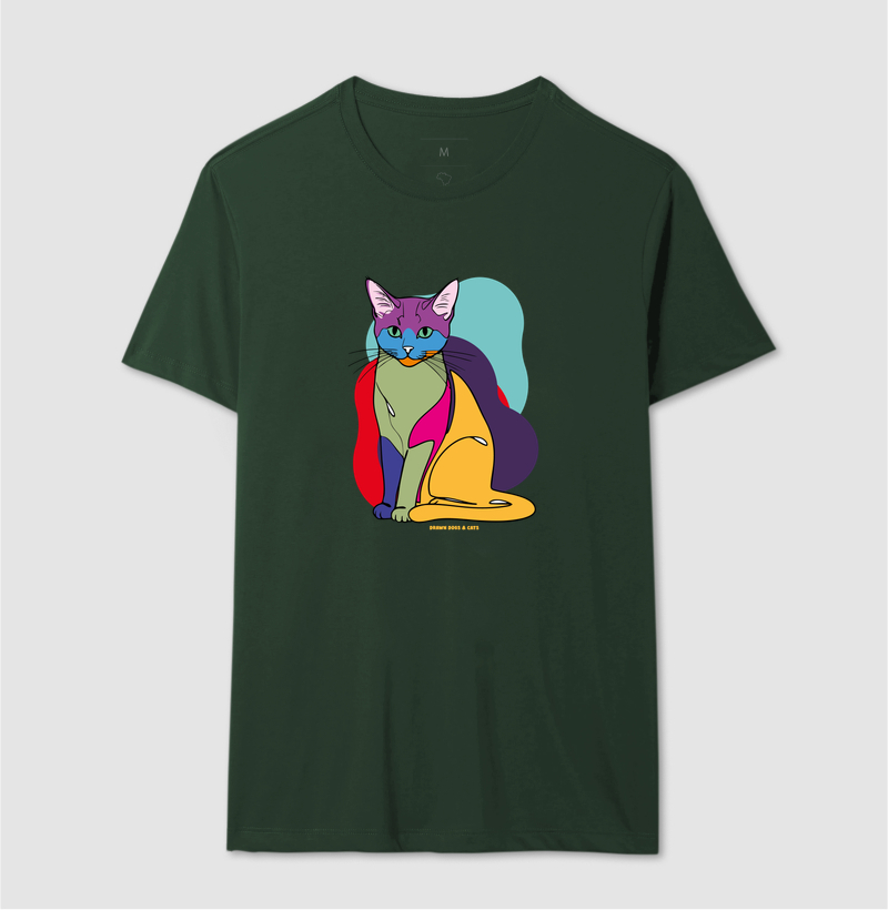 Gato e fundo coloridos - Imagem 13