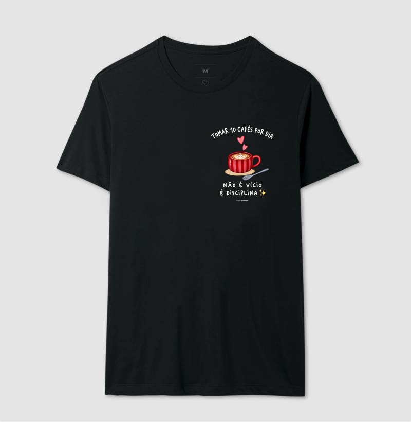 Camiseta 10 Cafés por Dia (estampa P) - Imagem 2
