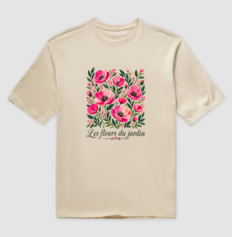 Camiseta Les fleurs du jardin - Imagem 3