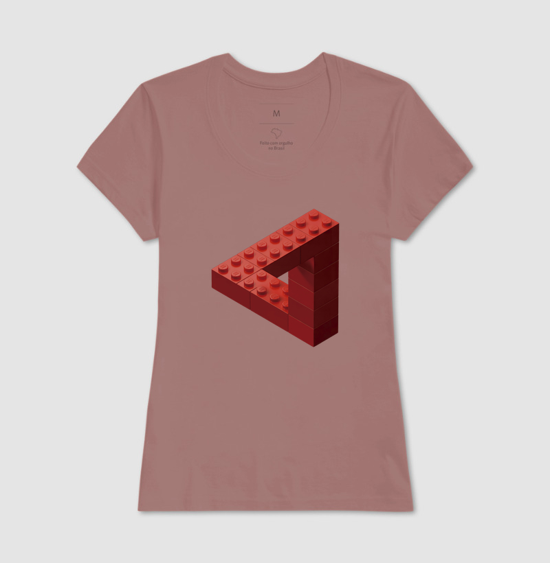 Camiseta Ilusão de Blocos - Imagem 17