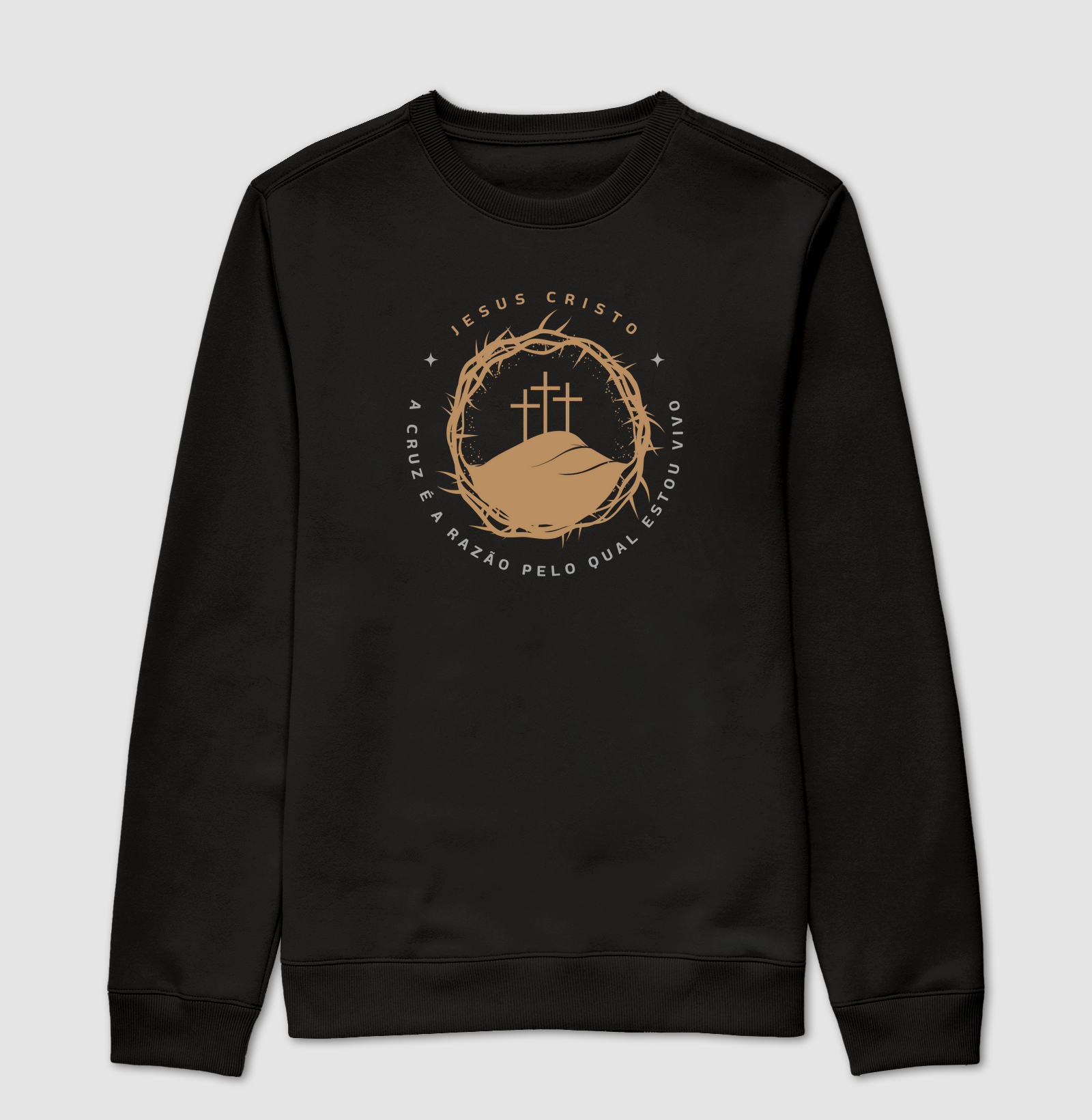 Moletom unisex - A cruz é a razão pelo qual estou vivo