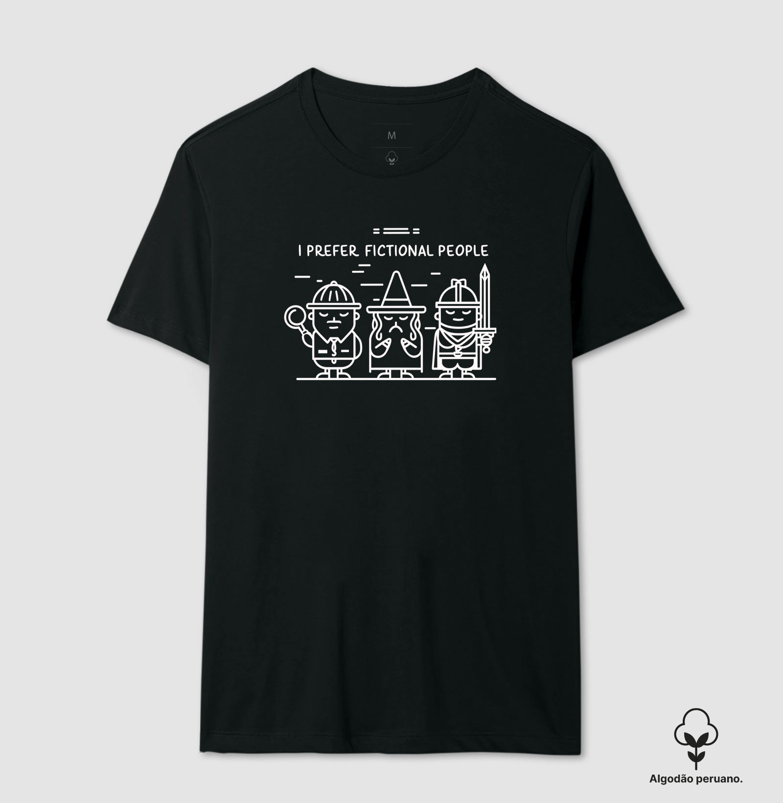 Camiseta Algodão Peruano Fugitivo da Realidade - Imagem 3