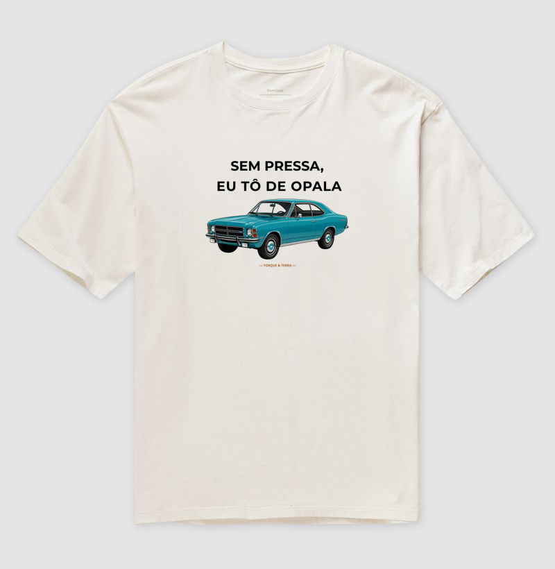 Sem pressa, eu tô de Opala - azul claro - Imagem 4