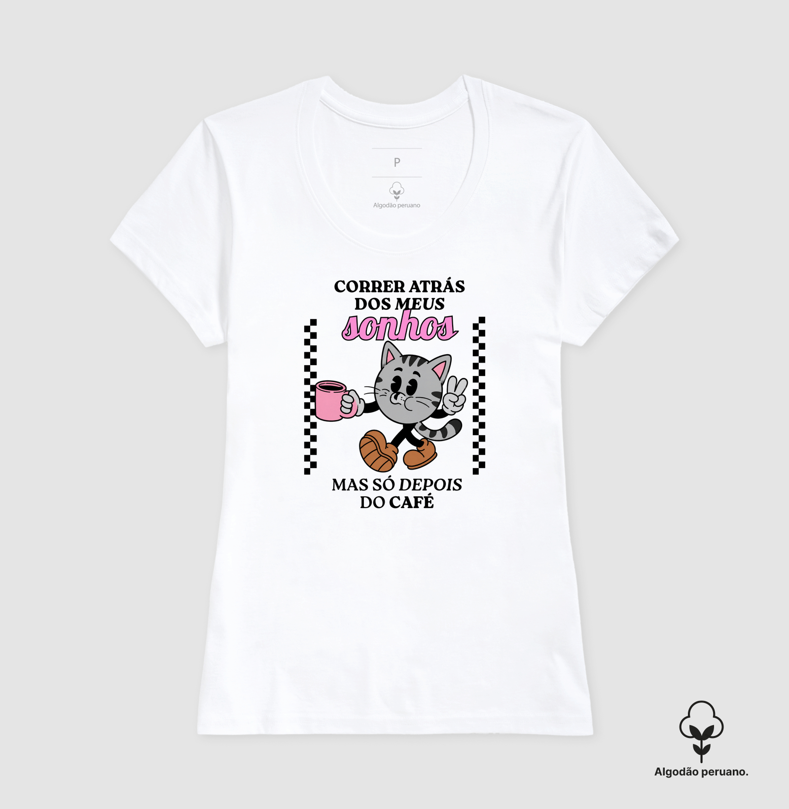 Gato Vintage "Sonhos e Café" - Imagem 3