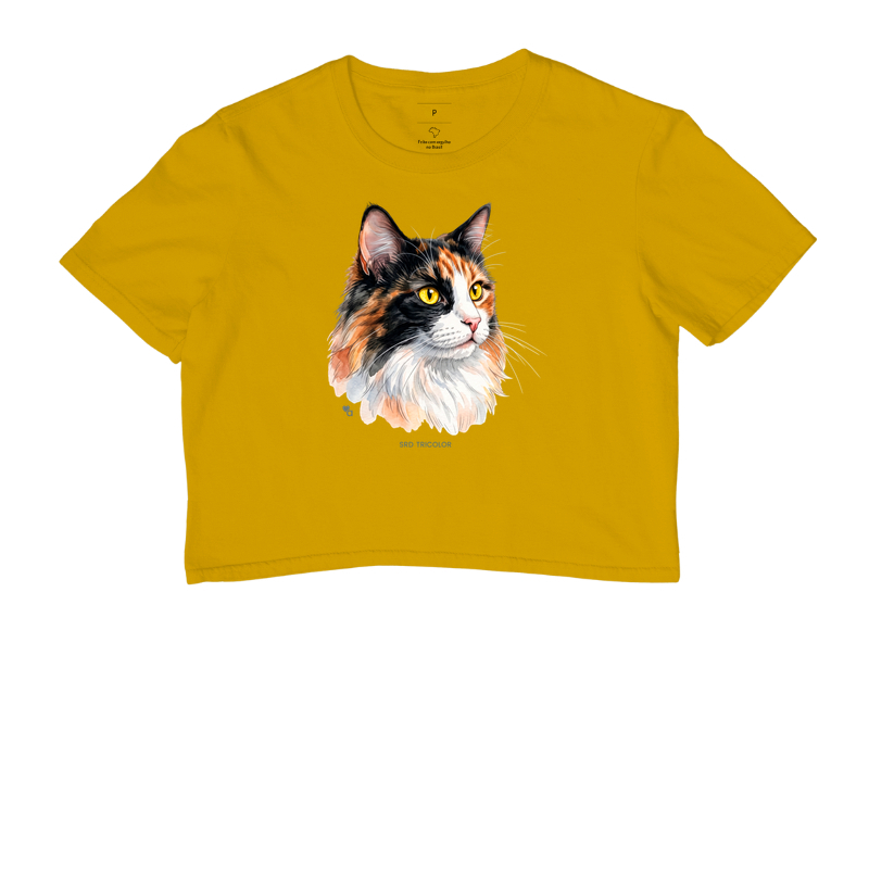 Gatos - SRD Tricolor - Cropped - Imagem 8