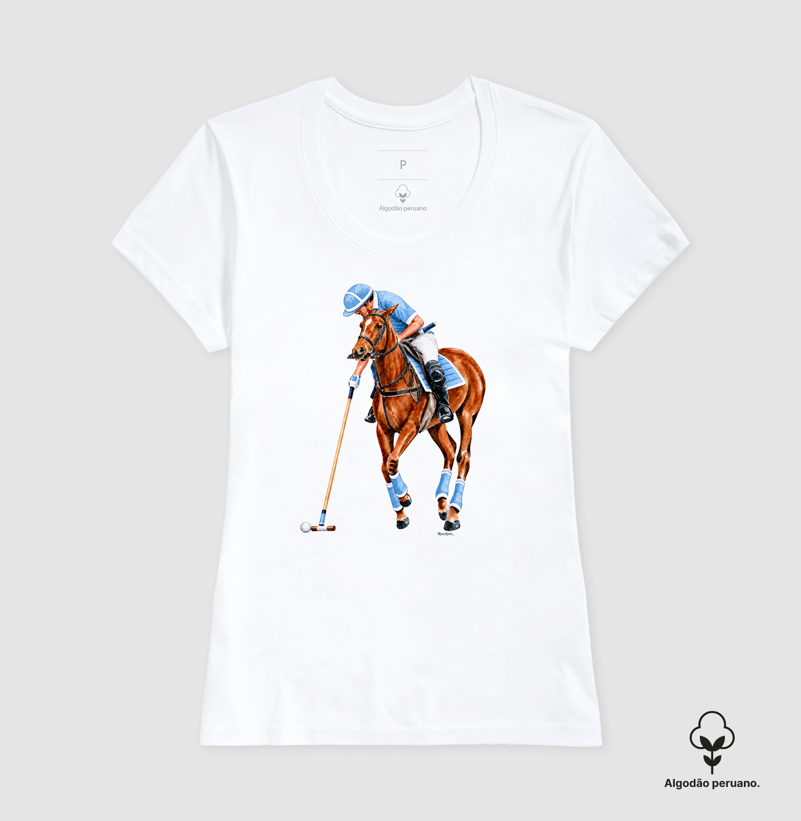 Polo -  Celeste - Imagem 7
