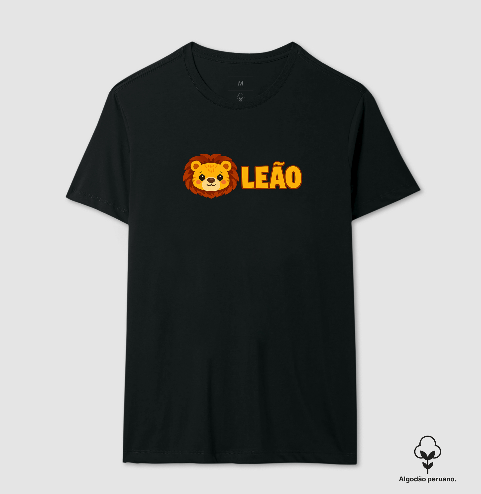 Práxis Camiseta Algodão Peruano ZOO Leão