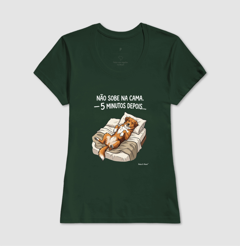 CAMISETA NOSSO MASCOTE SOBE NA CAMA - Imagem 13