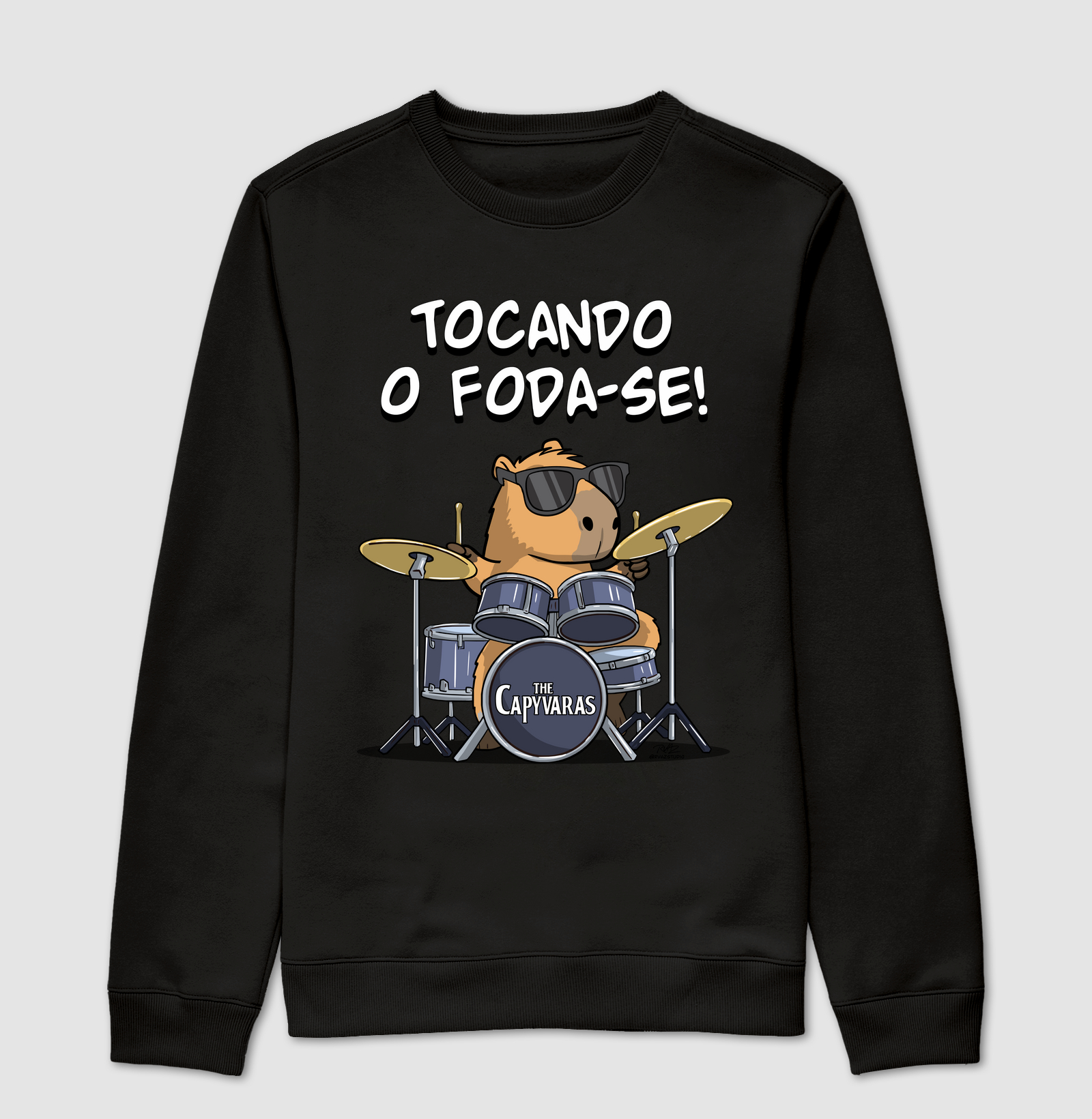 Camiseta Capivara Tocando o Foda-se - Imagem 4
