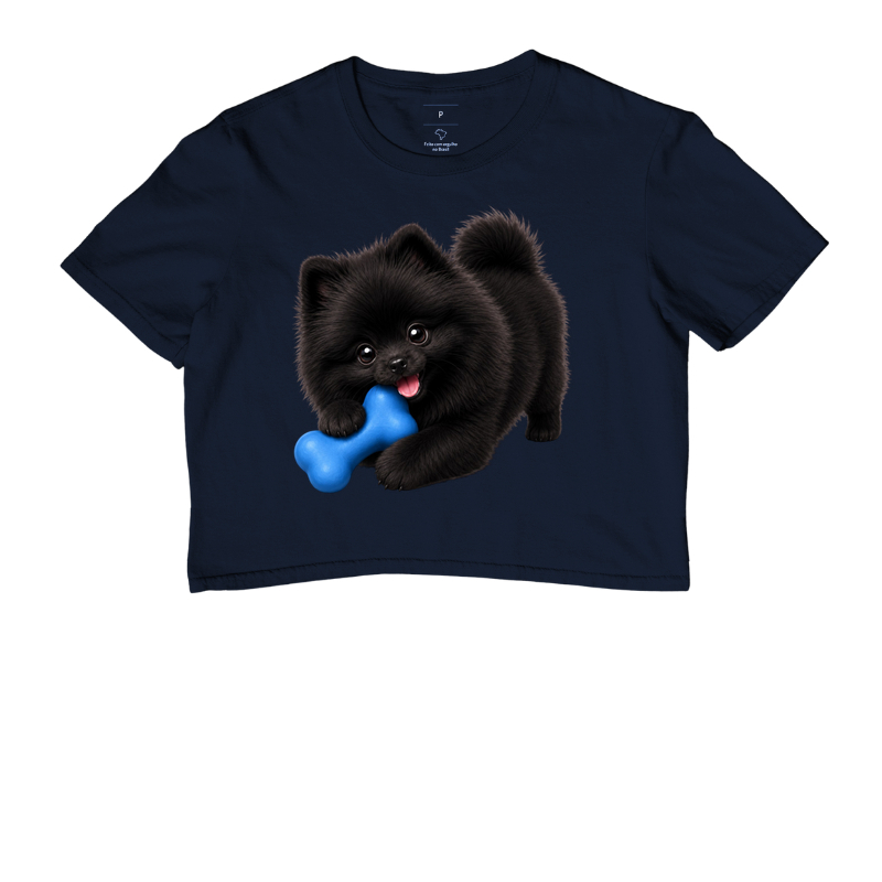Pomerânia (Spitz Alemão) Preto - Desenho Animado - Imagem 4