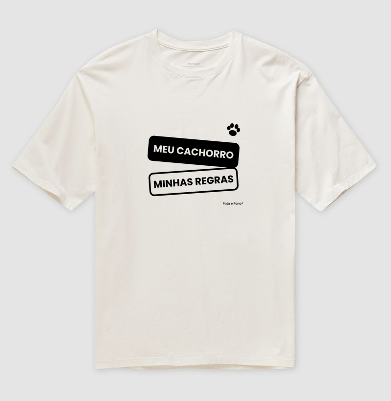 CAMISETA OVERSIZED MEU CACHORRO - Imagem 4