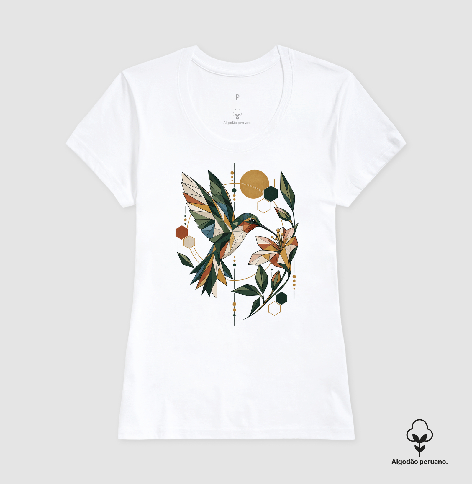 Camiseta Algodão Peruano - Beija-Flor - Imagem 5