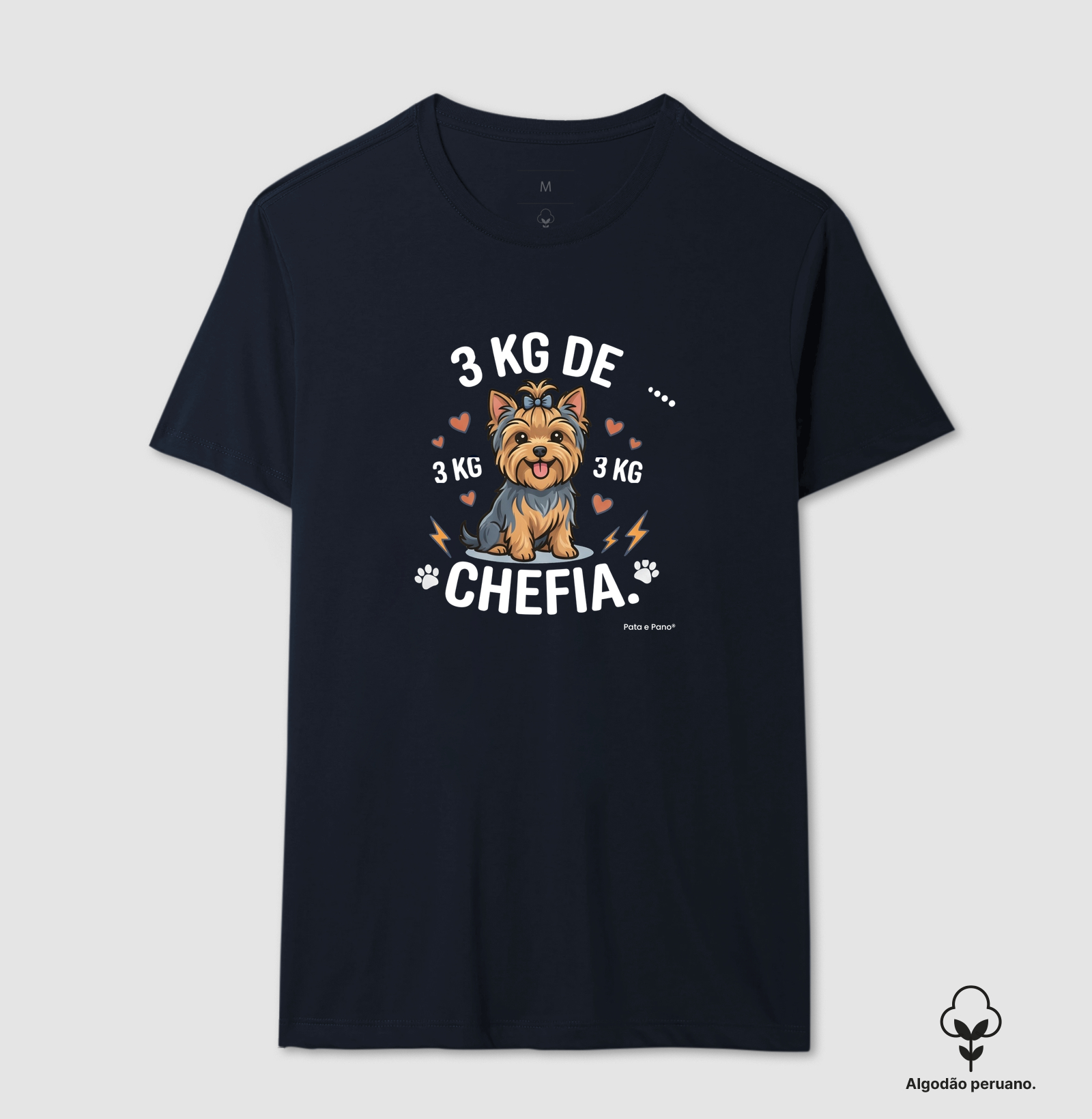 CAMISETA ALGODÃO PERUANO YORKSHIRE 3 KG - Imagem 5