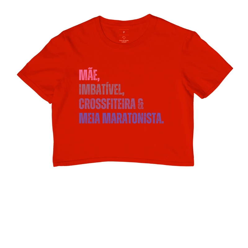 Camiseta Meia Maratonista - Mãe, Imbatível, Crossfiteira & Meia Maratonista - Imagem 7