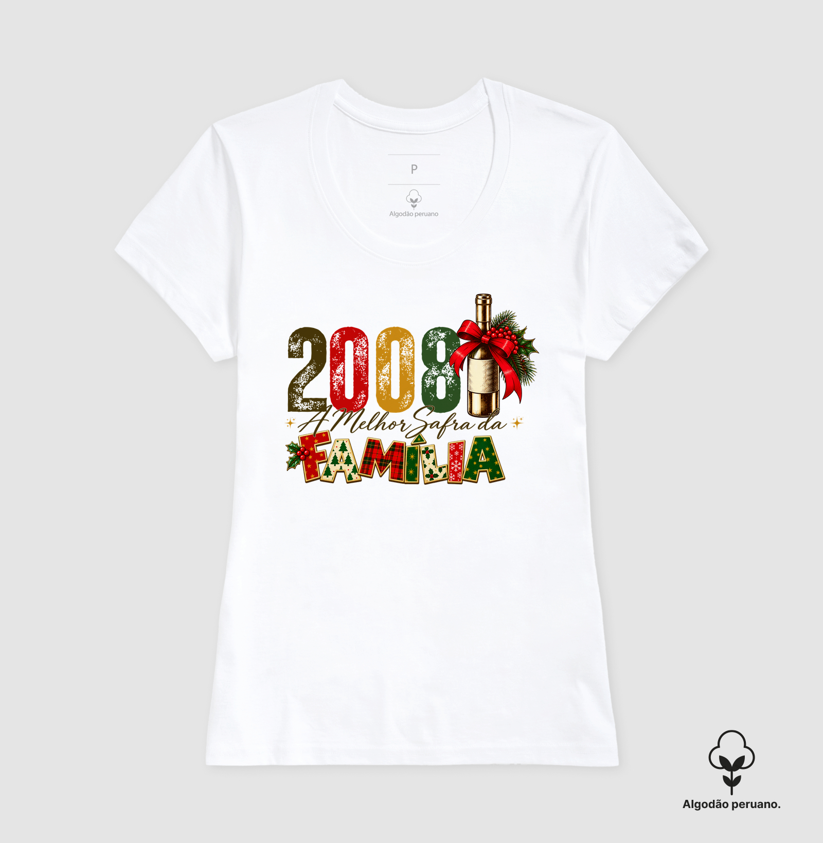 Camiseta Algodão Peruano A Melhor Safra da Família 2008 - Imagem 3