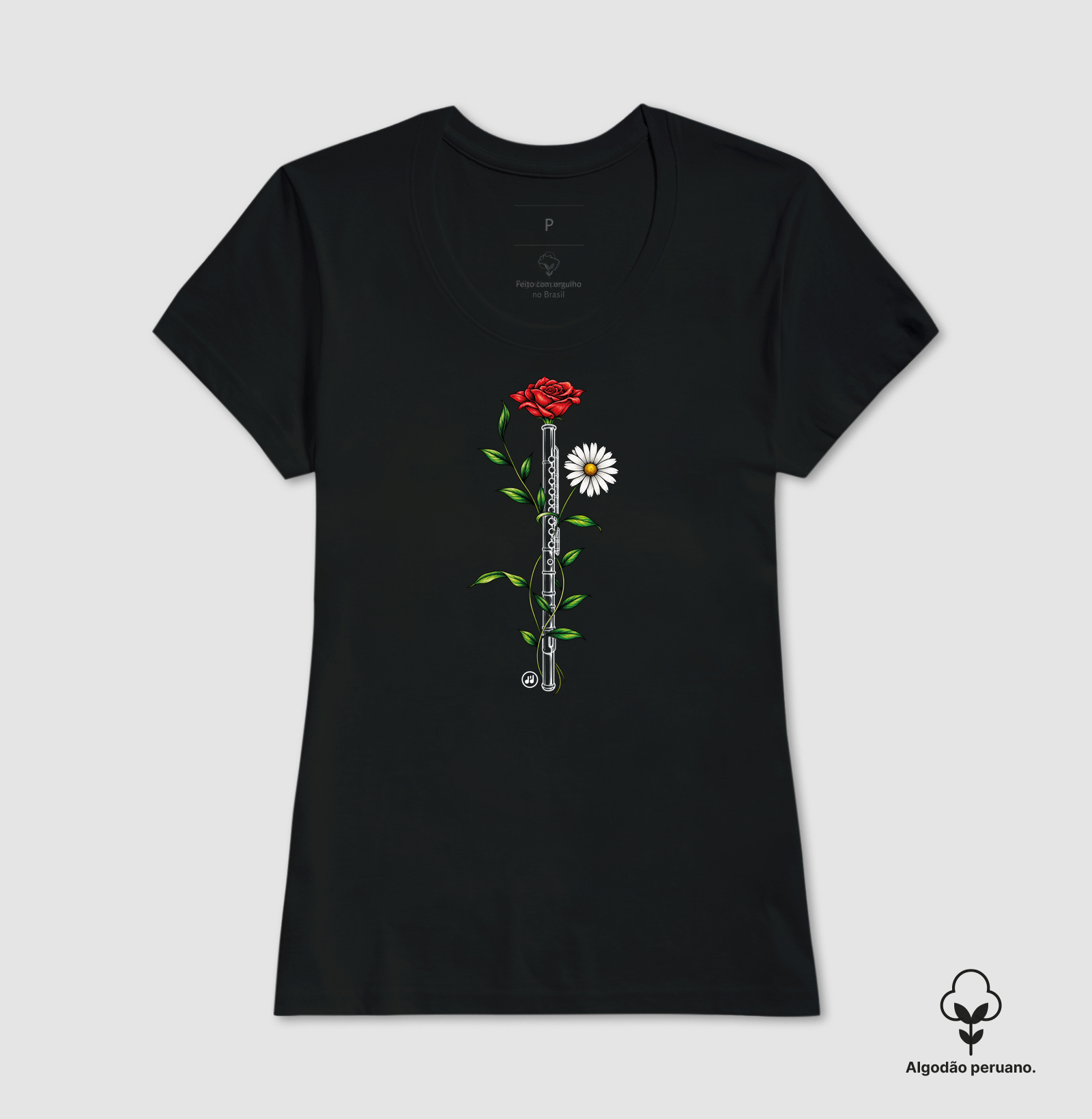 Flauta Transversal e Flores - Imagem 5