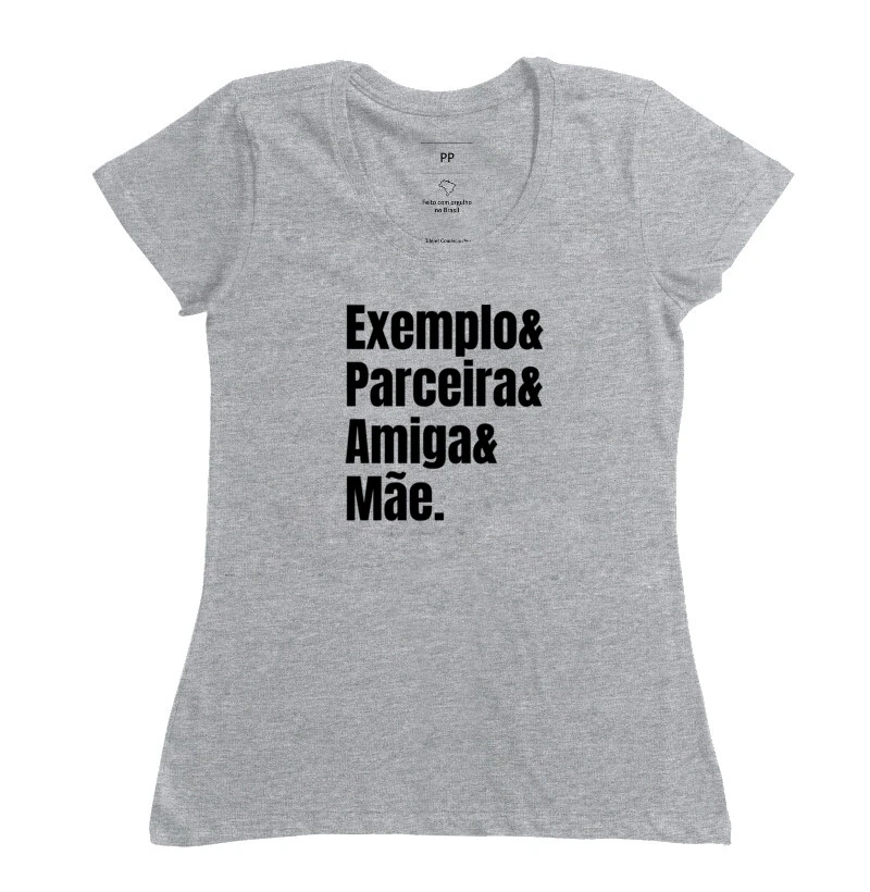 Camiseta Mãe Exemplo - Imagem 9