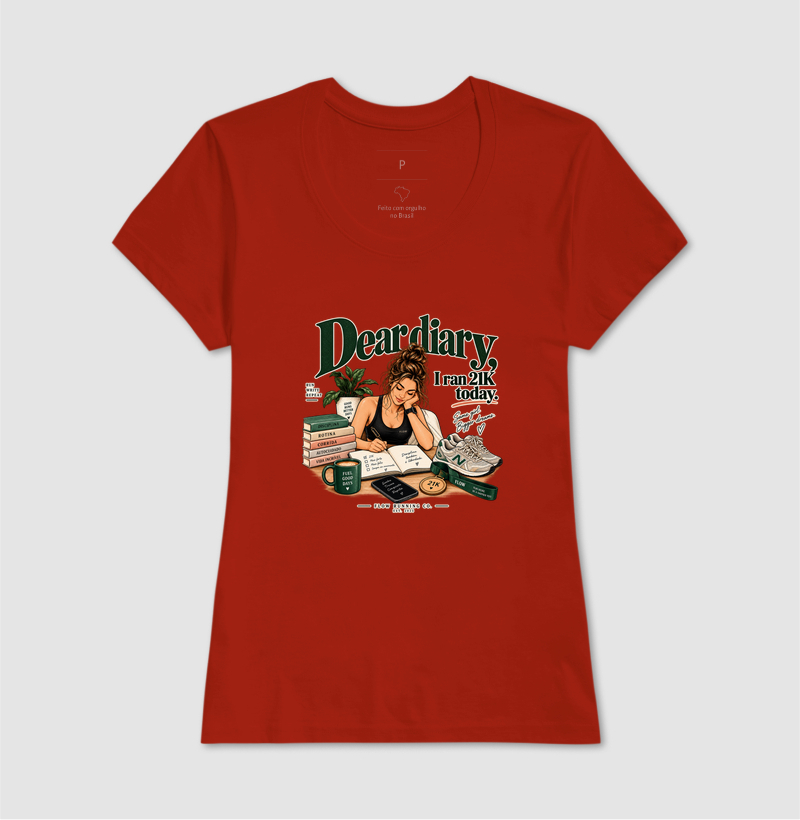Camiseta Corrida - Dear Diary, I Ran 21k Today - Imagem 11