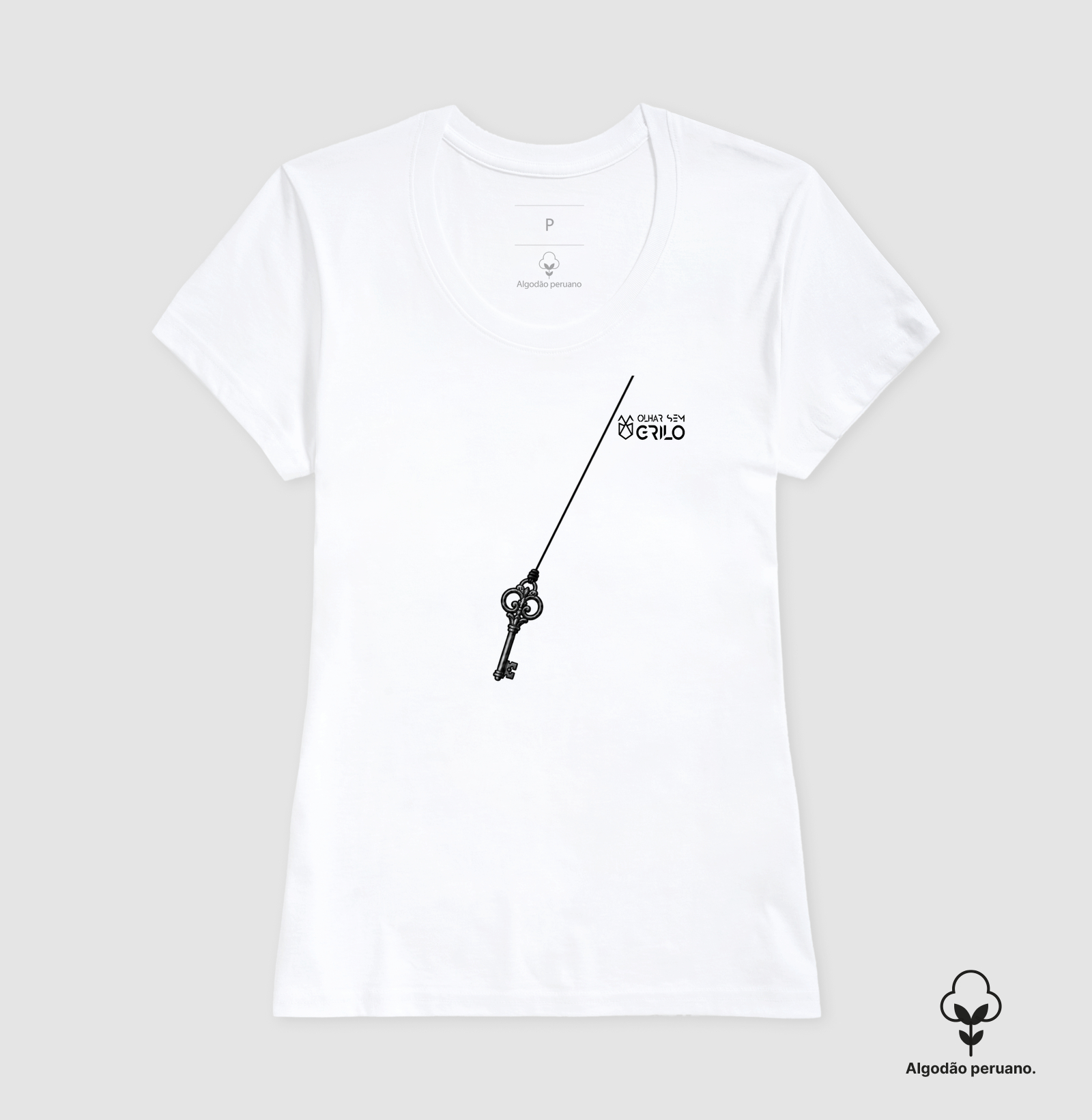Camiseta Algodão Peruano - CHAVE - Imagem 3