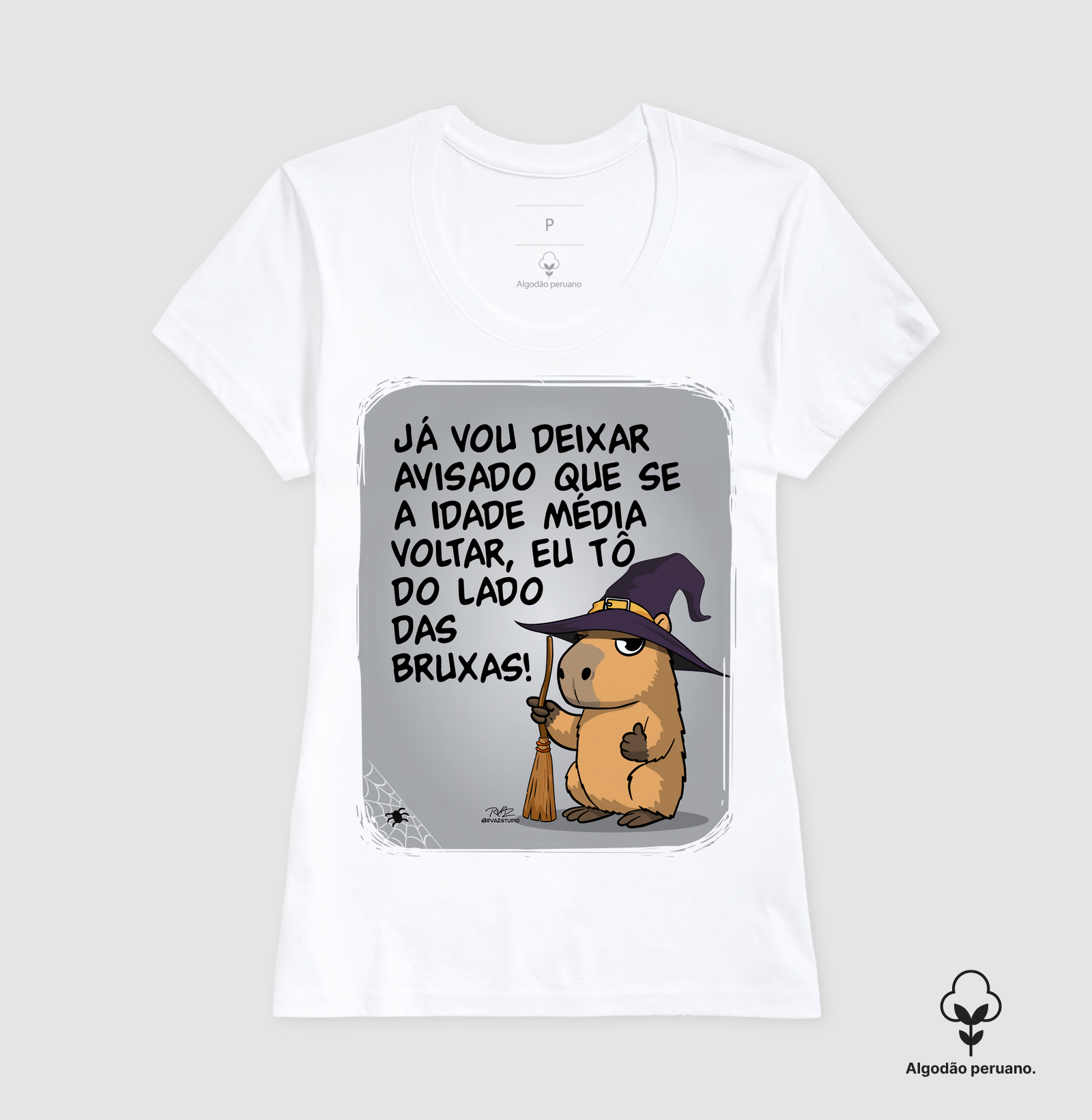 Camiseta Capivara Bruxas - Imagem 5