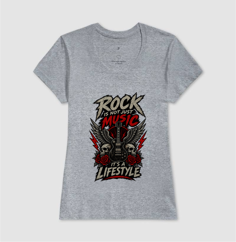 Camiseta Rock Is Not Just Music It’s a Lifestyle - Imagem 9