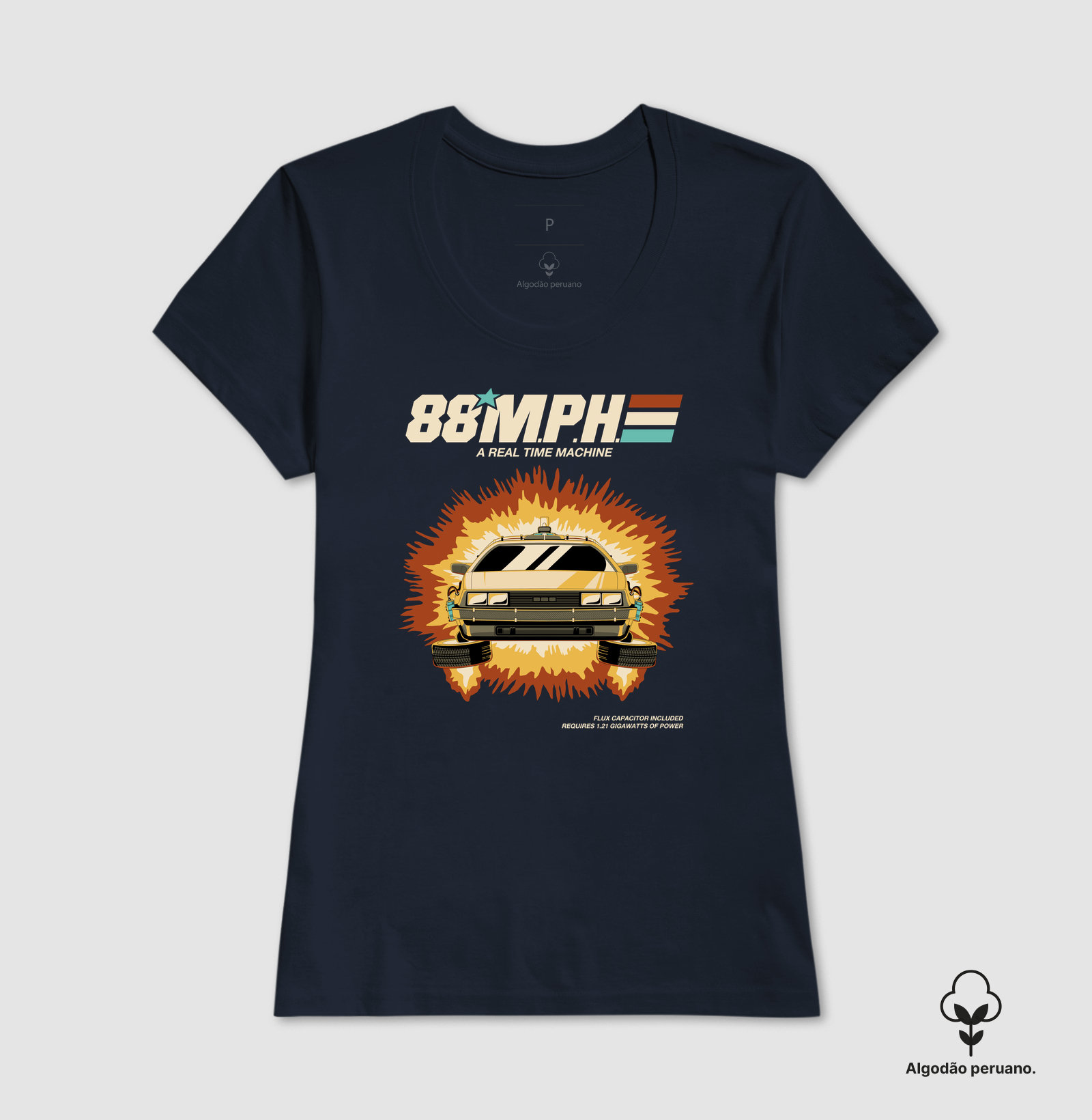Camiseta Algodão Peruano A Real Time Machine - Imagem 5