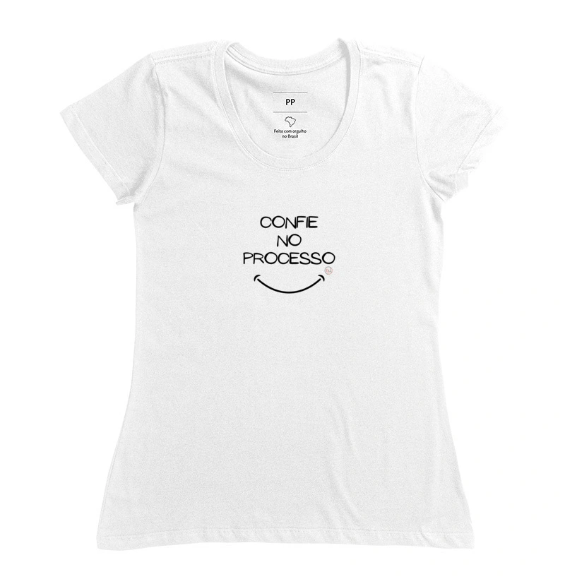 Camiseta Manga Curta Confie No Processo