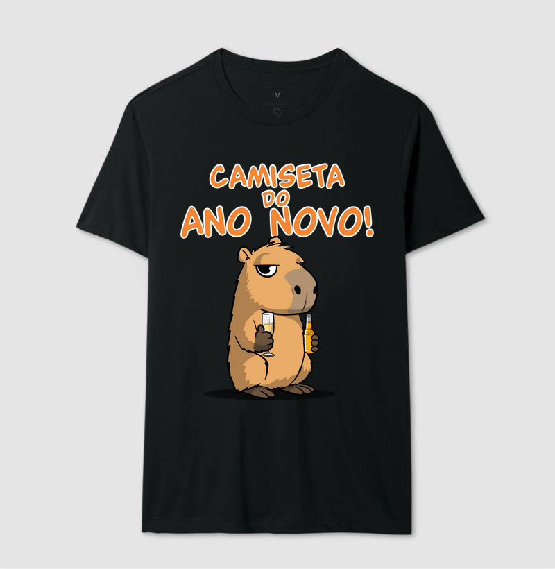 Camiseta Capivara Ano Novo - Imagem 2