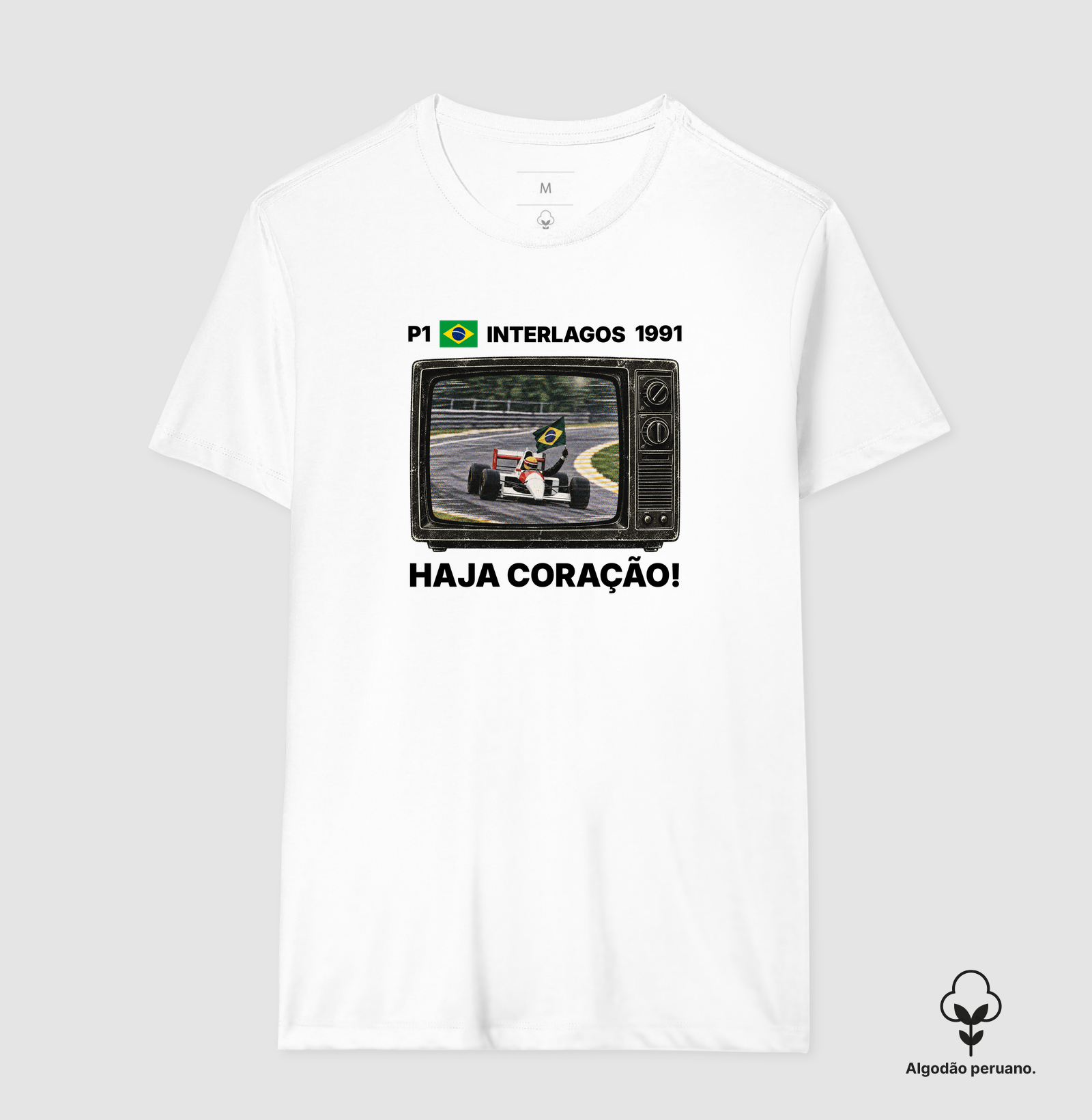 Domingo de Corrida – Camiseta Retrô TV Anos 90 Automobilismo - Imagem 7