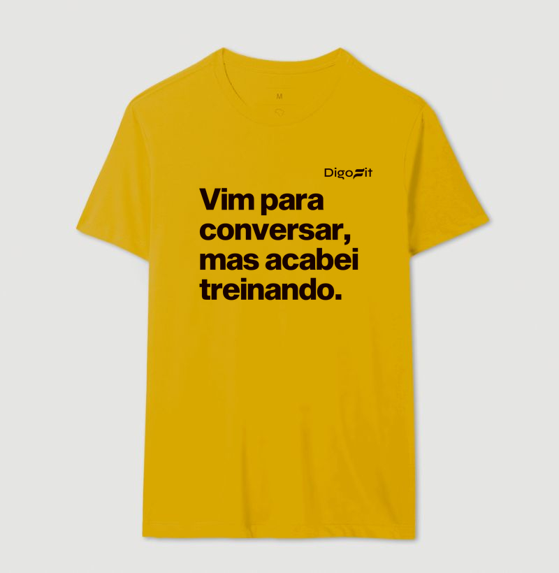 CAMISETA ACADEMIA VIM PARA CONVERSAR - Imagem 14