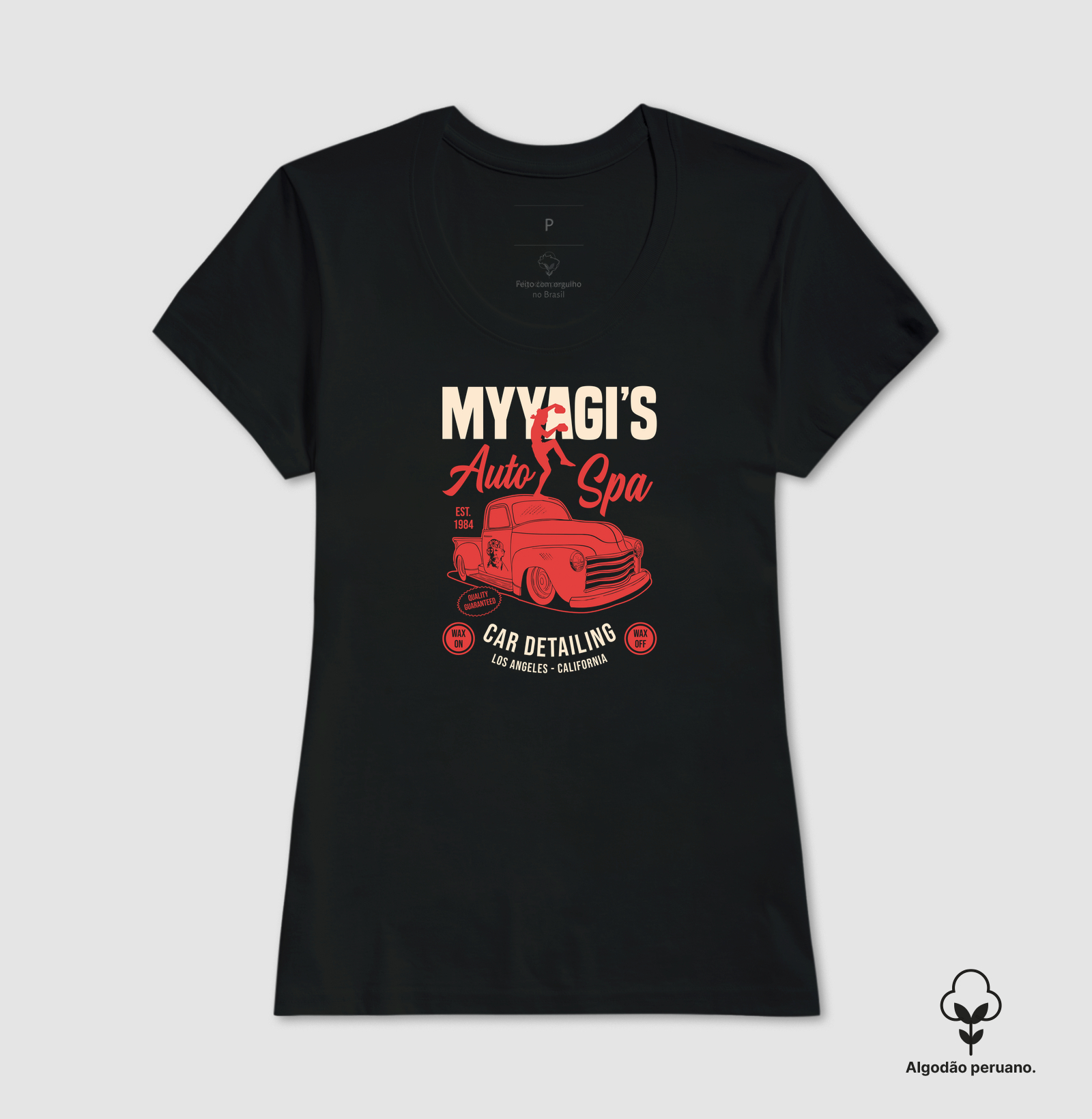 Camiseta Algodão Peruano Myyagi's Estética Automotiva - Imagem 3