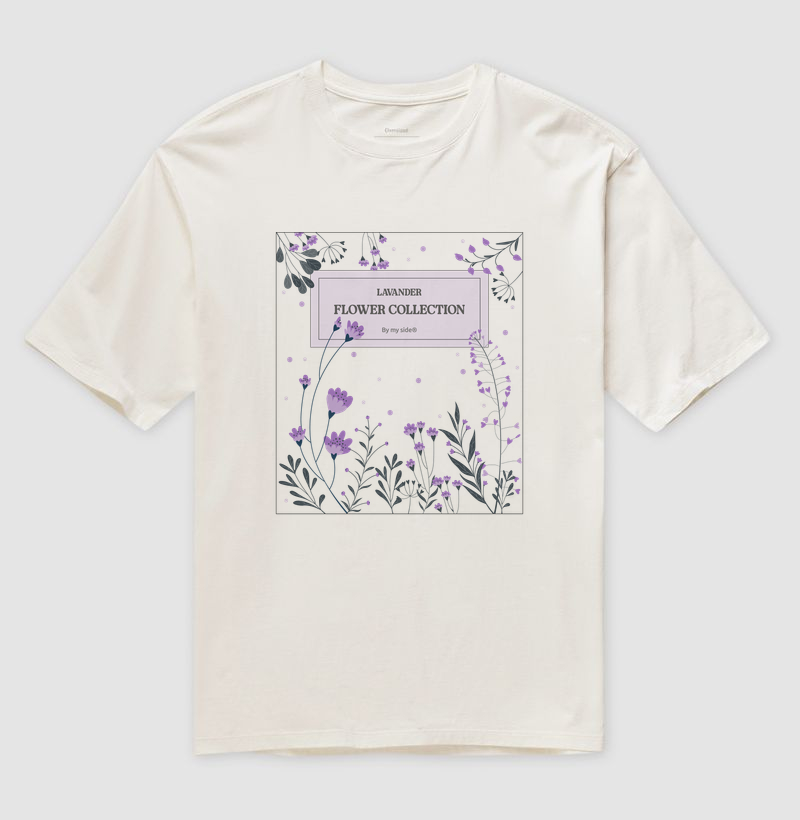 FLOR DE LAVANDA - Oversized - Imagem 4