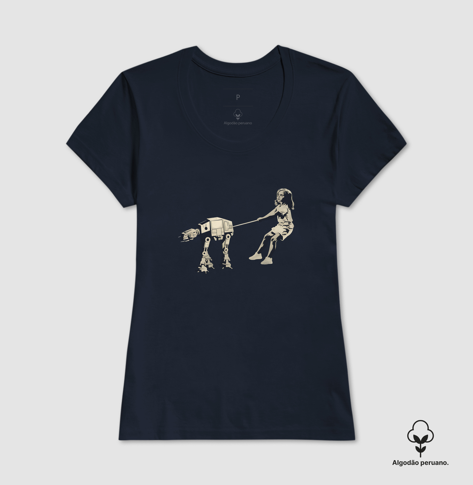 Camiseta Algodão Peruano Não é pra esse lado! - Imagem 5