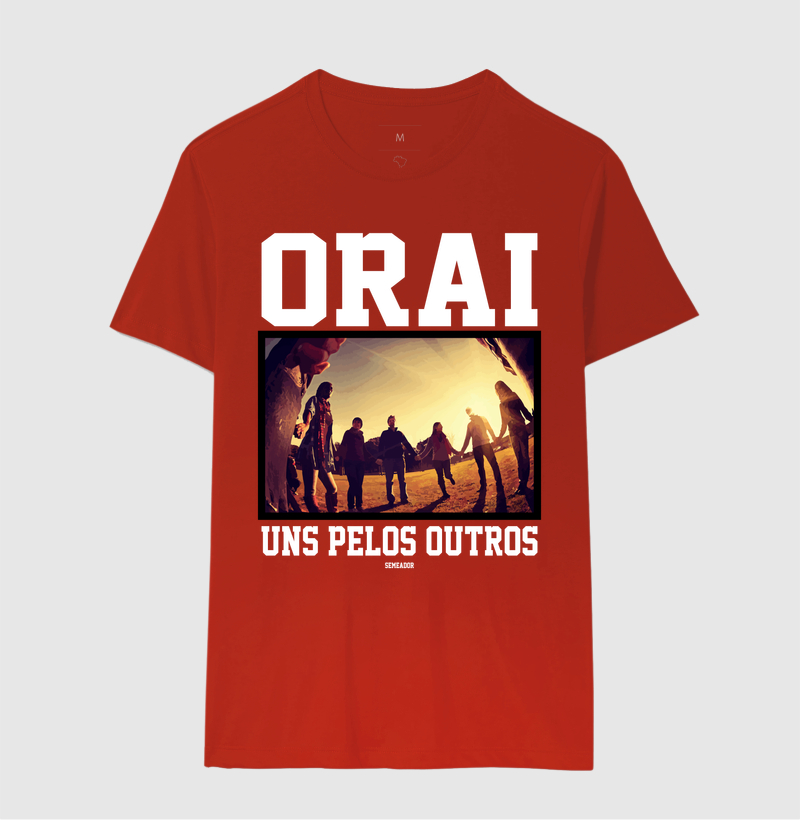 Camiseta Cristã Orai Uns Pelos Outros - Imagem 10