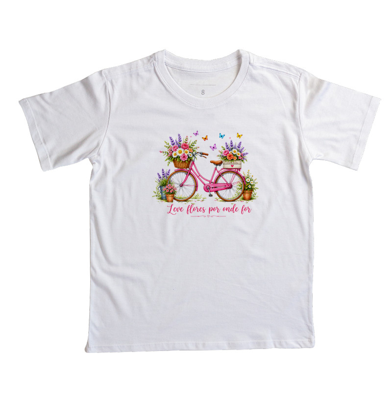 Camiseta Leve flores por onde for - Imagem 2