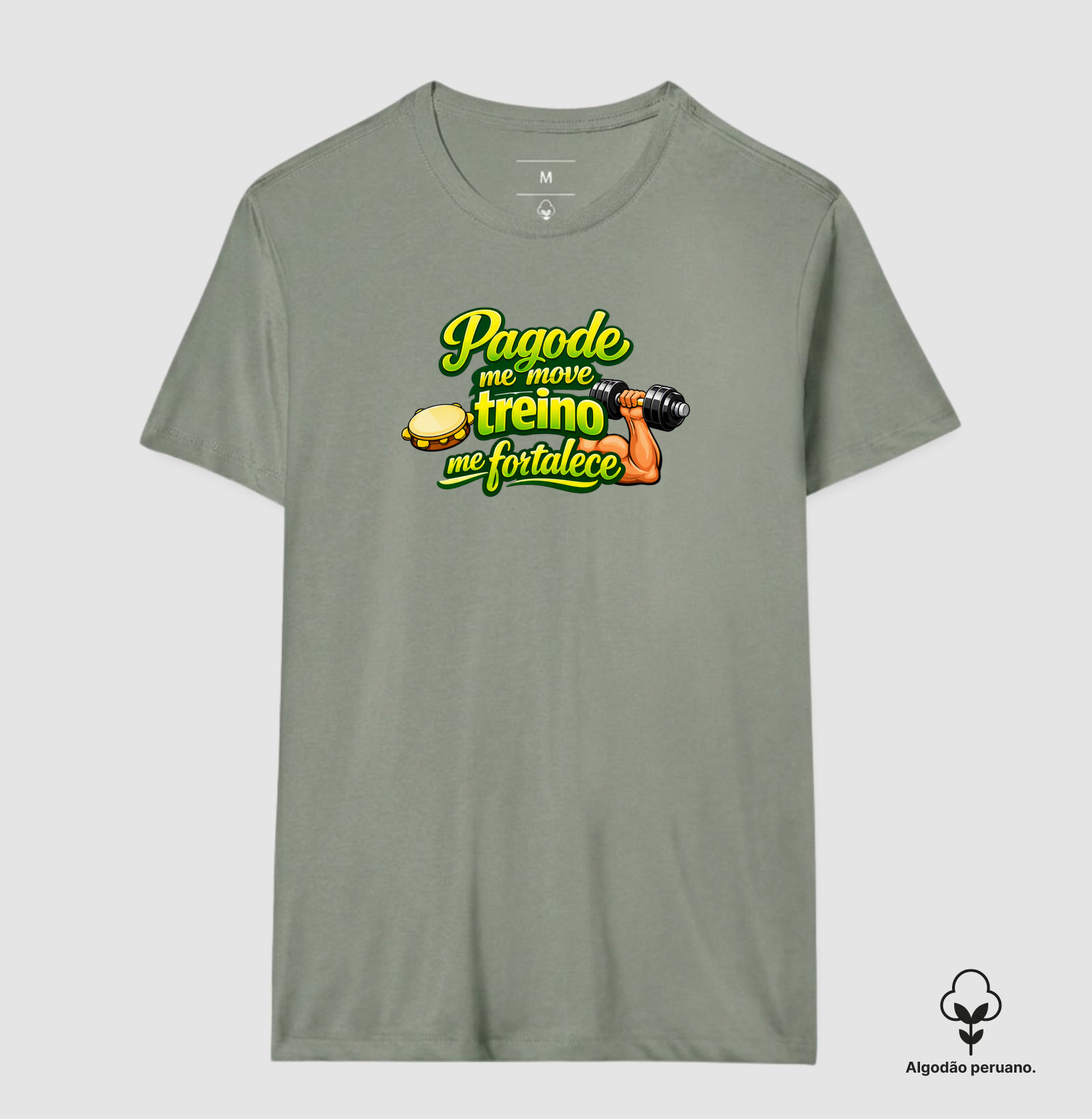 camiseta pagode me move, treino me fortalece - Imagem 9