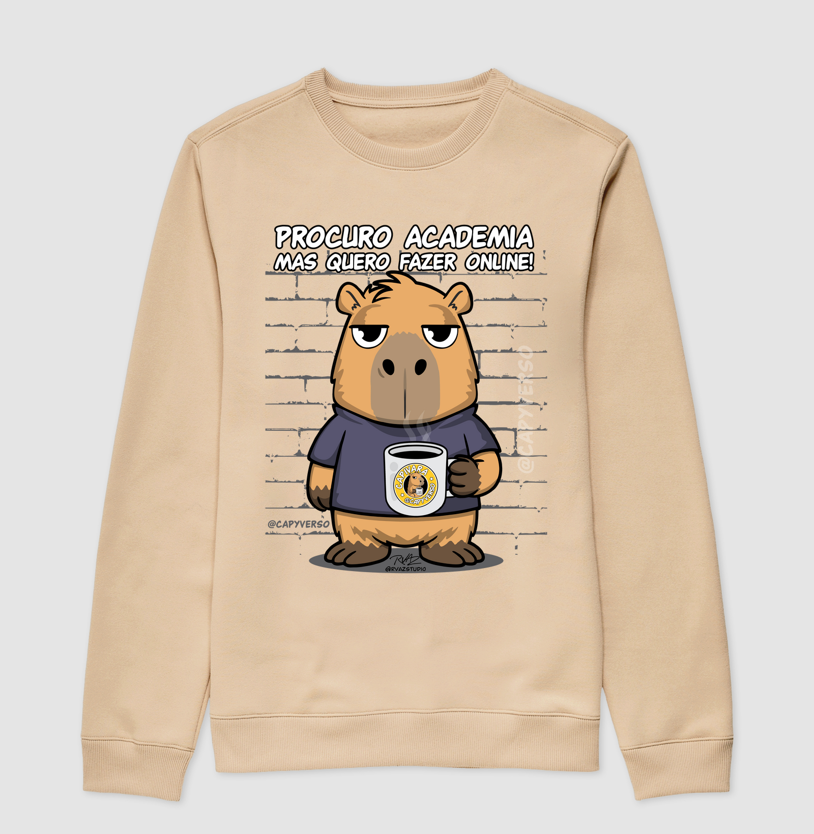 Camiseta Capivara Academia Online - Imagem 3