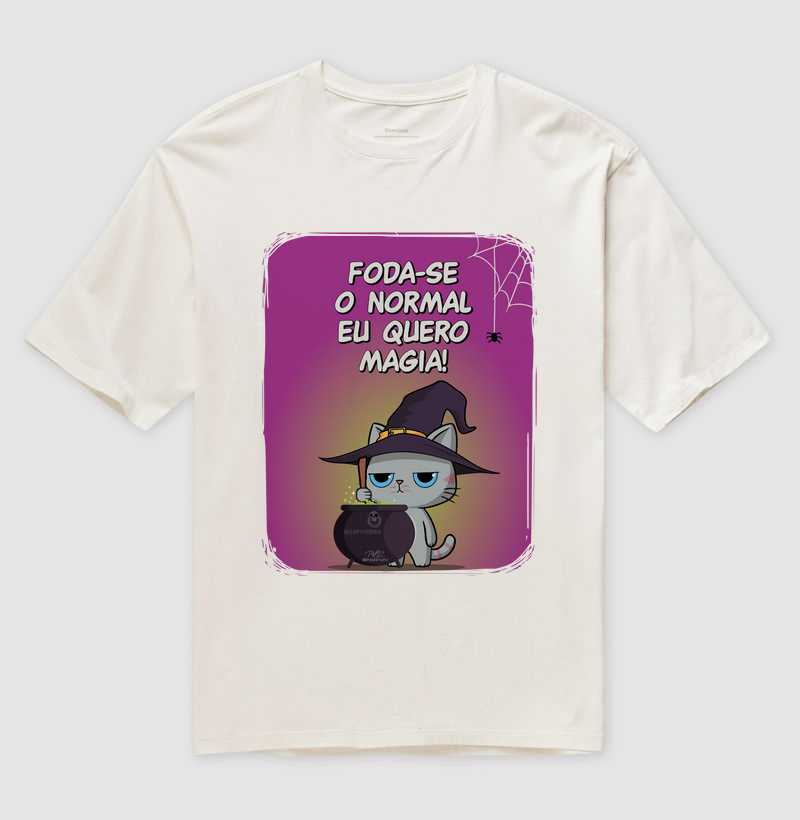 Camiseta Gato Sincero Magia - Imagem 4