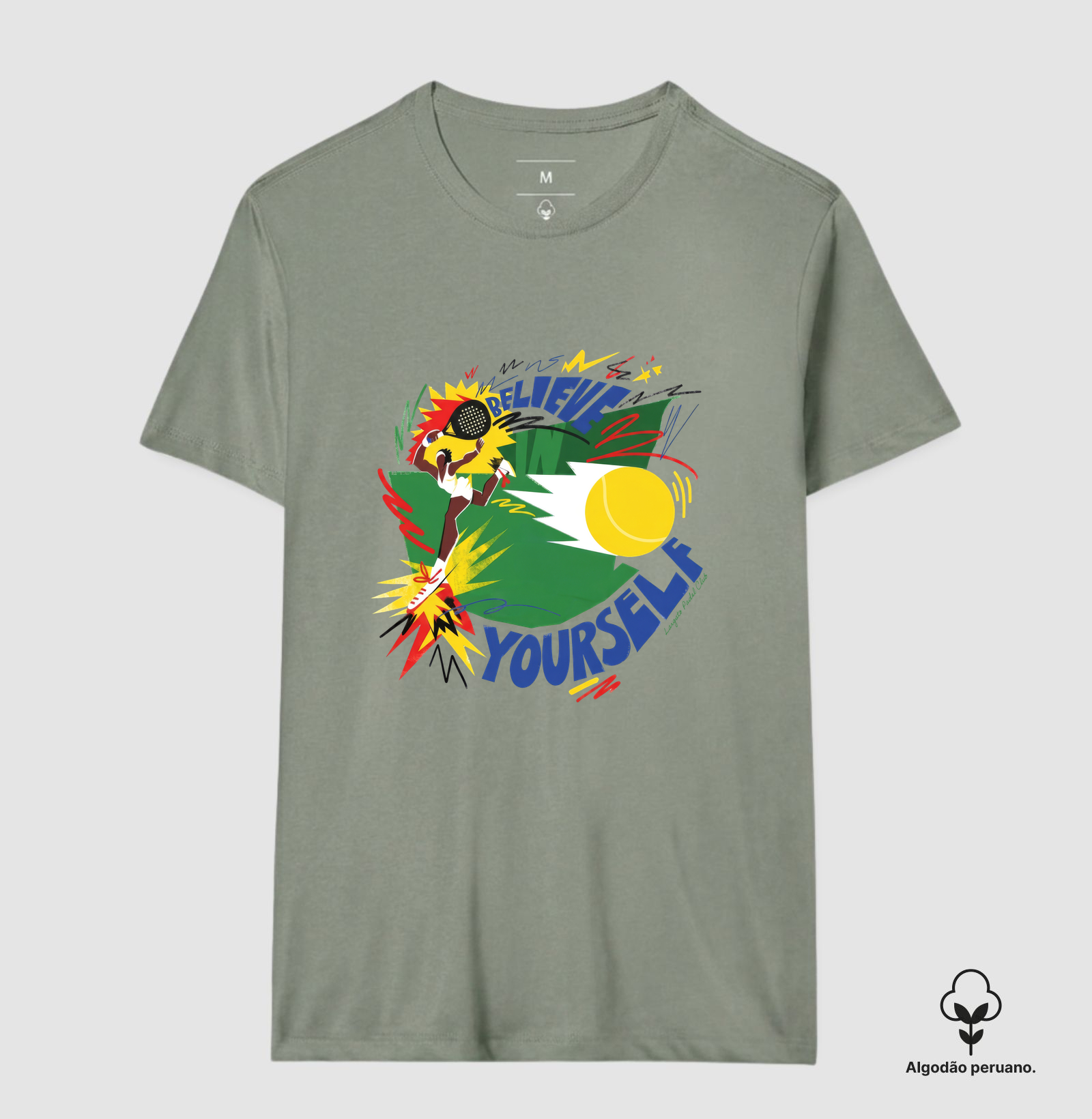 Camiseta Padel Believe In Yourself Retrô - Imagem 8