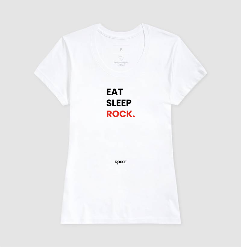 Camiseta Eat Sleep Rock - Imagem 5