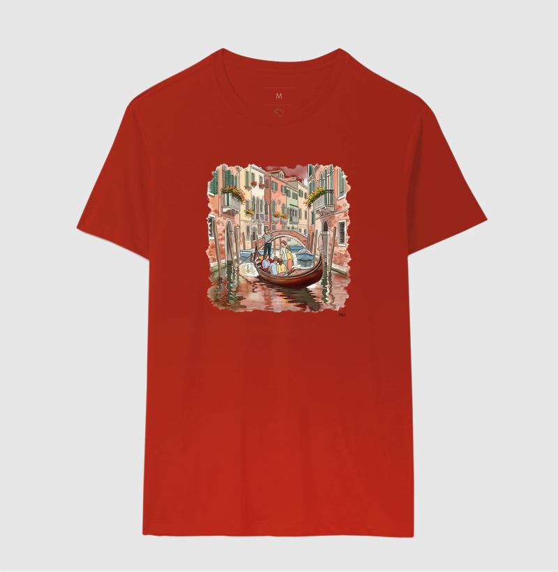 Camiseta Algodão Premium - Passeio de Gôndola  - Imagem 10