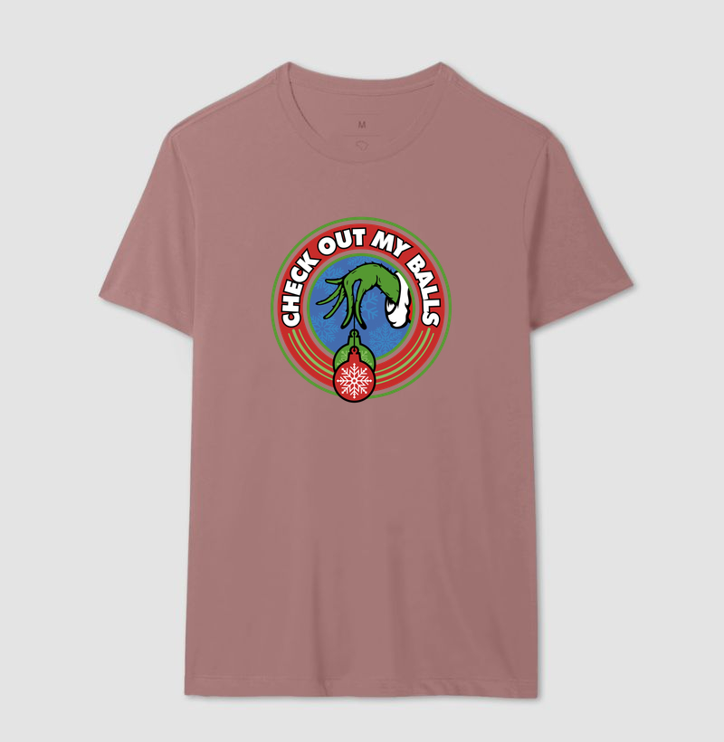 Camiseta Grinch Olha as Minhas Bolas - Imagem 16