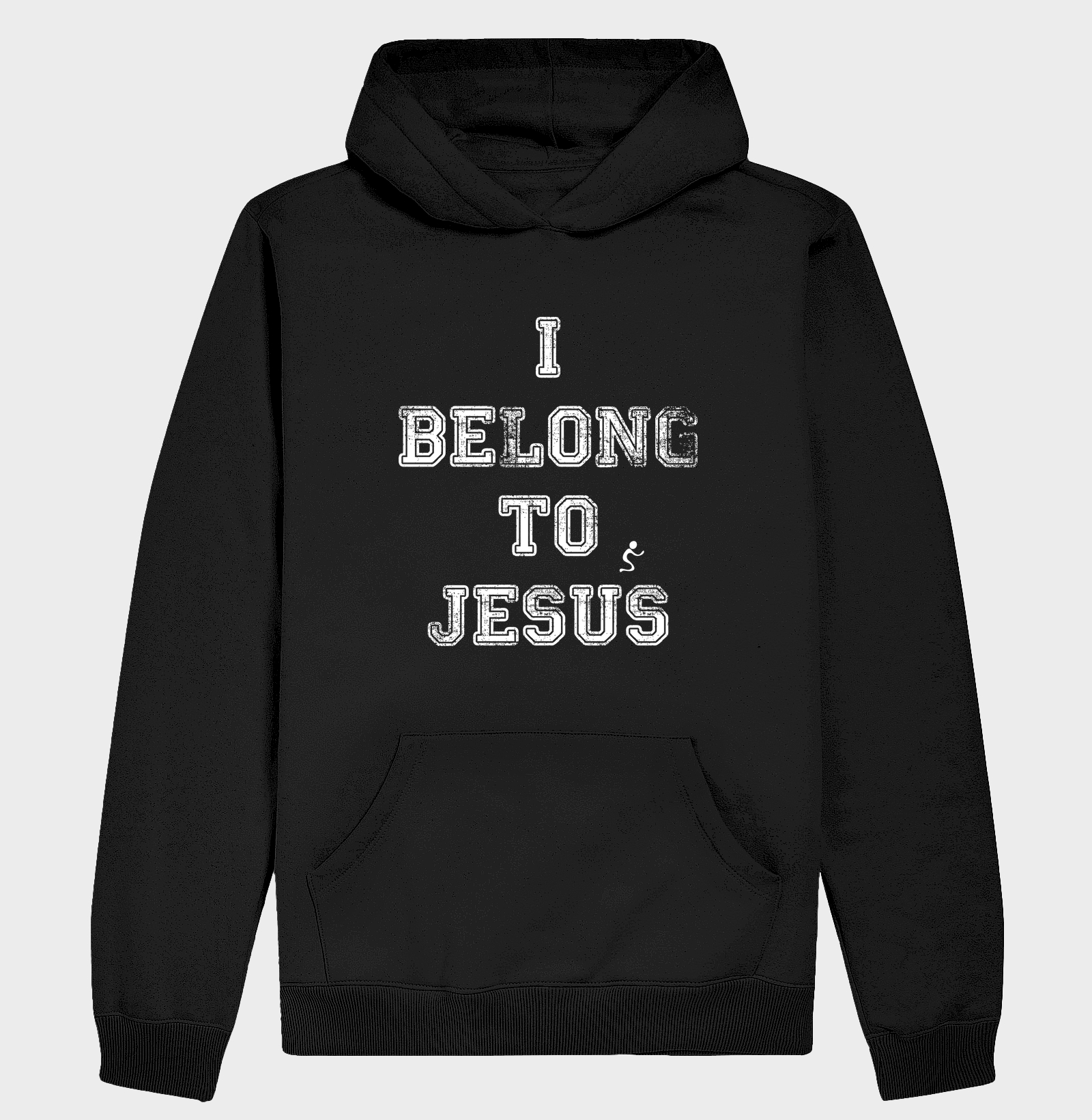 Hoodie Moletom Cristão I Belong to Jesus Pertenço a Jesus - Imagem 2