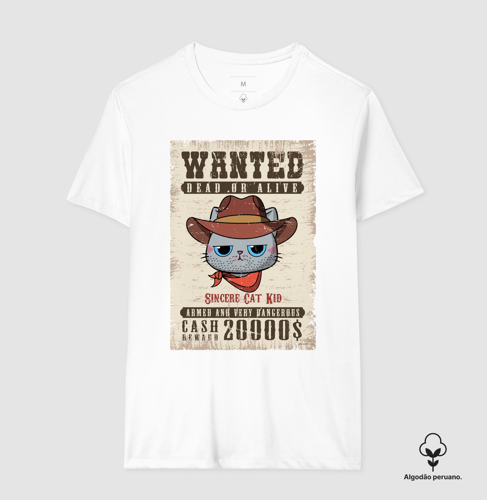 Camiseta Wanted Cat Kid - Imagem 4