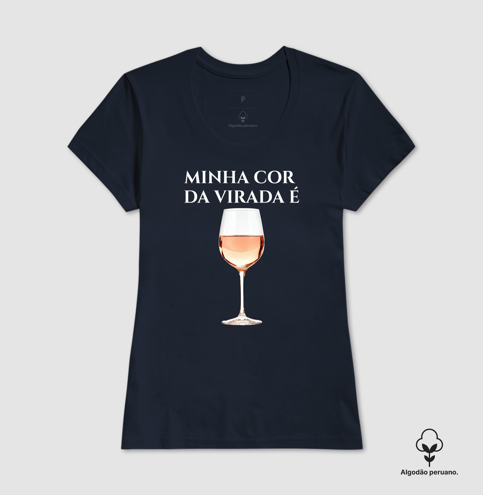 Camiseta Cor da Virada – Rosé - Imagem 2