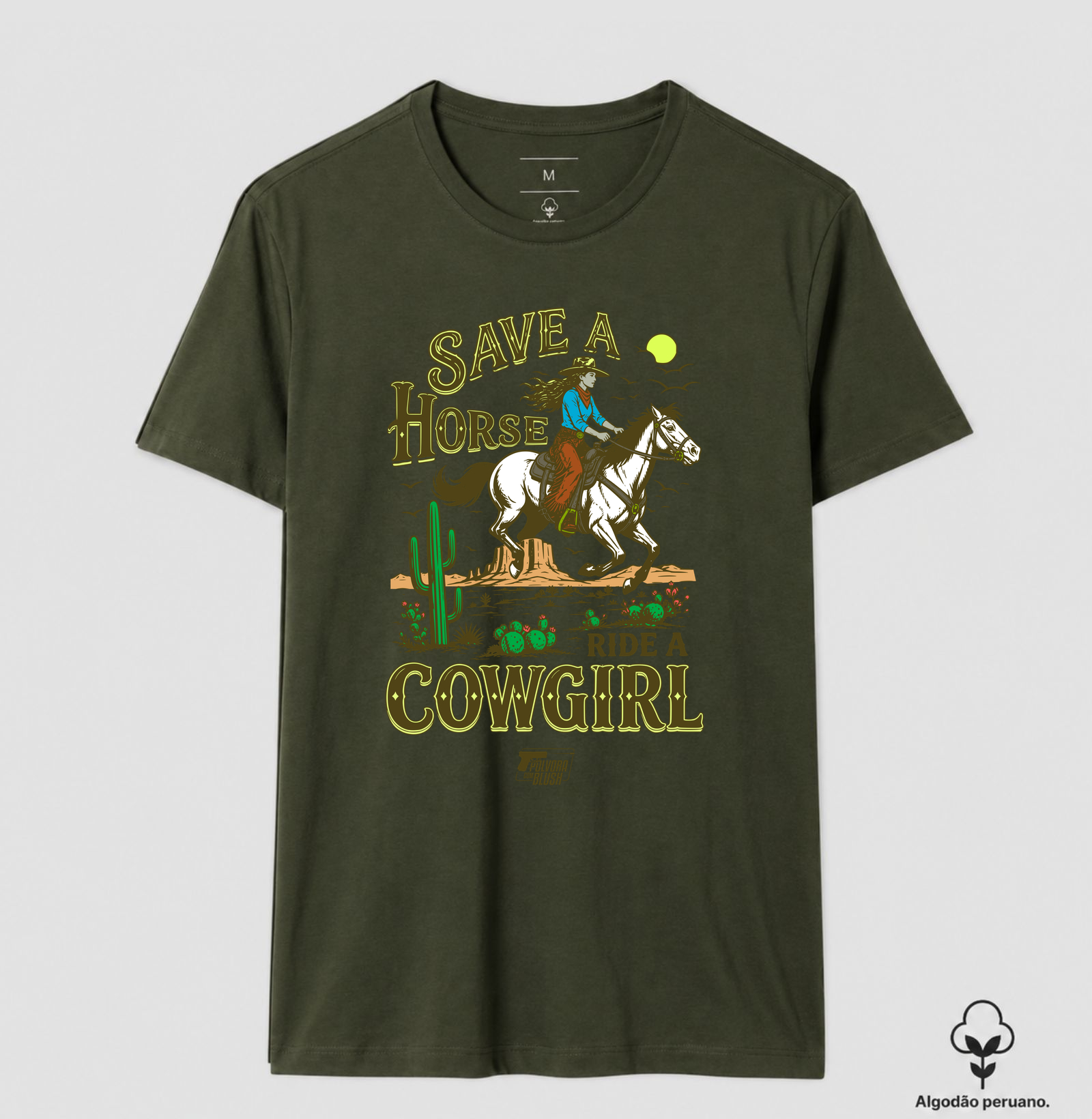 Save a Horse Ride a Cowgirl Pólvora com Blush - Imagem 6