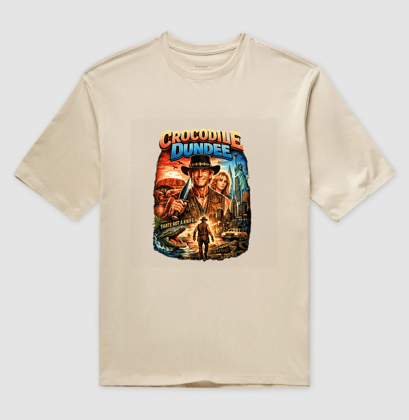 Camiseta Crocodilo Dundee Knife - Imagem 3