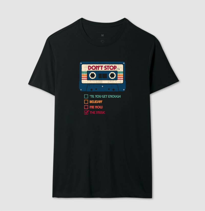 Camiseta Não Pare a Música - Imagem 2